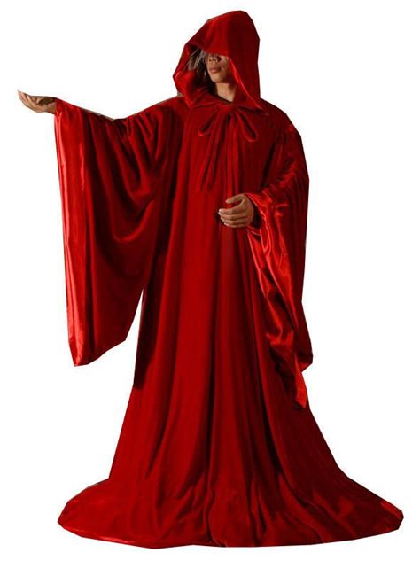 red wizard cloak